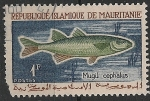 Stamps Africa - Mauritania -  Stripped Mullet. Sc0177