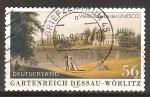 Sellos de Europa - Alemania -  La UNESCO Patrimonio de la Humanidad. Jardín Reino de Dessau y lago Wörlitz.