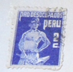 Stamps : America : Peru :  PRO DESOCUPADOS