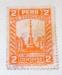 Stamps : America : Peru :  PRO DESOCUPADOS