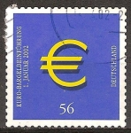 Sellos de Europa - Alemania -  La introducción de los euros.