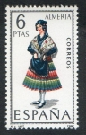 Stamps : Europe : Spain :  1770- Trajes típicos españoles. Almeria.