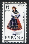 Stamps Spain -  1771- Trajes típicos españoles. Ávila.