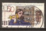 Stamps Germany -  100 años de teléfono en Alemania.