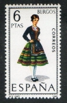 Stamps : Europe : Spain :  1775- Trajes típicos españoles. Burgos.