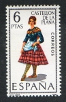 Stamps Spain -  1778- Trajes típicos españoles. Castellón.