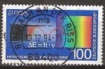 Stamps : Europe : Germany :  Europa. La radiación de cuerpo negro y la fórmula (Teoría cuántica de Max Planck).