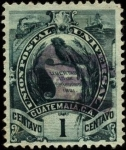 Stamps Guatemala -  Serie Armas de Guatemala.   1887