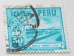 Stamps Peru -  BARRIO OBRERO-LIMA