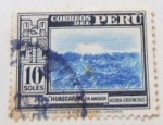 Stamps Peru -  EL HUASCARAN EN ANCASH ALTURA 6768 METROS 