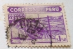 Stamps : America : Peru :  RADIO NACIONAL DEL PERU