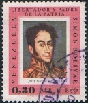 Stamps Venezuela -  SIMON BOLIVAR Y&T Nº A-899