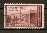 Sellos de America - Estados Unidos -  Centenario de la expedicion Stephen Watts en Santa Fe.