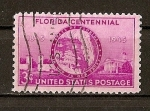 Stamps United States -  Centenario de la fundacion del Estado de Florida.