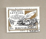 Stamps Hungary -  Kelemen Mikes, escritor