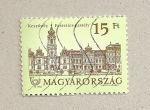 Stamps Hungary -  Castillo Keszthely