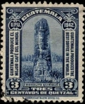 Stamps Guatemala -  Monolito de Quiriguá.