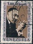 Stamps Venezuela -  MUERTE DEL PASTOR MARTIN LUTHER KING. Y&T Nº 776