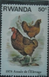 Stamps Rwanda -  Gallinas