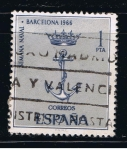 Stamps Spain -  Edifil  1737  Semana naval en Barcelona.  