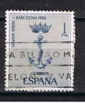 Stamps Spain -  Edifil  1737  Semana naval en Barcelona.  