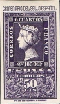 Stamps : Europe : Spain :  CENTENARIO 1º SELLO-1