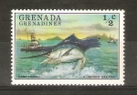 Sellos de America - Granada -  PESCA   DE   PEZ   VELA