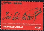 Stamps Venezuela -  BICENT. DEL NACIMIENTO DEL GENERAL JOSE FELIX RIBAS. Y&T Nº 964
