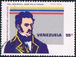 Stamps Venezuela -  BICENT. DEL NACIMIENTO DEL GENERAL JOSE FELIX RIBAS. Y&T Nº 965