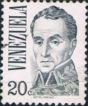 Stamps Venezuela -  RETRATO DE SIMÓN BOLIVAR 1976. Y&T Nº 971