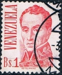 Stamps Venezuela -  RETRATO DE SIMÓN BOLIVAR 1976. Y&T Nº 977