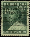 Stamps Cuba -  Ex-presidente J.M.GOMEZ.
