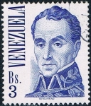 Stamps : America : Venezuela :  RETRATO DE SIMÓN BOLIVAR 1976. Y&T Nº 979