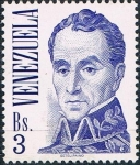 Stamps : America : Venezuela :  RETRATO DE SIMÓN BOLIVAR 1976. Y&T Nº 979