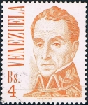 Stamps Venezuela -  RETRATO DE SIMÓN BOLIVAR 1976. Y&T Nº 980