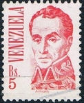 Stamps Venezuela -  RETRATO DE SIMÓN BOLIVAR 1976. Y&T Nº 981