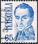 Stamps Venezuela -  RETRATO DE SIMÓN BOLIVAR 1976. DENT HORIZONTAL. Y&T Nº 976A
