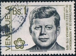 Sellos de America - Venezuela -  BICENT. DE LA INDEPENDENCIA DE LOS ESTADOS UNIDOS. J. F. KENNEDY. Y&T Nº 996