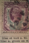 Stamps : Europe : United_Kingdom :  GRAN BRETAÑA 1887