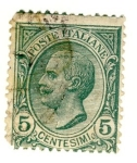 Stamps Italy -  Victorio Emanuele III Ed 1906