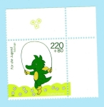 Stamps Europe - Germany -  Dibujos Animados - Tabaluga (1891)           5/5