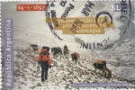 Stamps : America : Argentina :  conmemoración de la primera ascensión al Aconcagua