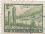 Sellos de America - Argentina -  quebrada de Humahuaca
