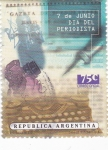 Sellos de America - Argentina -  7 de Junio Día del periodista