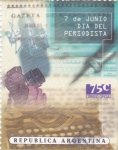Sellos de America - Argentina -  7 de Junio Día del periodista