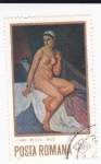 Stamps Romania -  Camil resu nud- pintura