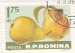 Stamps Romania -  peras
