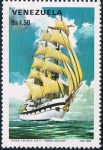 Stamps Venezuela -  EXPOSICIÓN FILATÉLICA EXFILVE'80. MARINA NACIONAL. Y&T Nº 1078