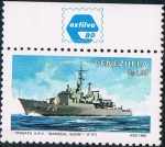 Stamps Venezuela -  EXPOSICIÓN FILATÉLICA EXFILVE'80. MARINA NACIONAL. Y&T Nº 1080