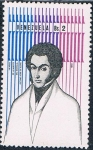 Stamps Venezuela -  150º ANIV DE LA MUERTE DEL MARISCAL ANTONIO JOSÉ DE SUCRE. Y&T Nº 1804